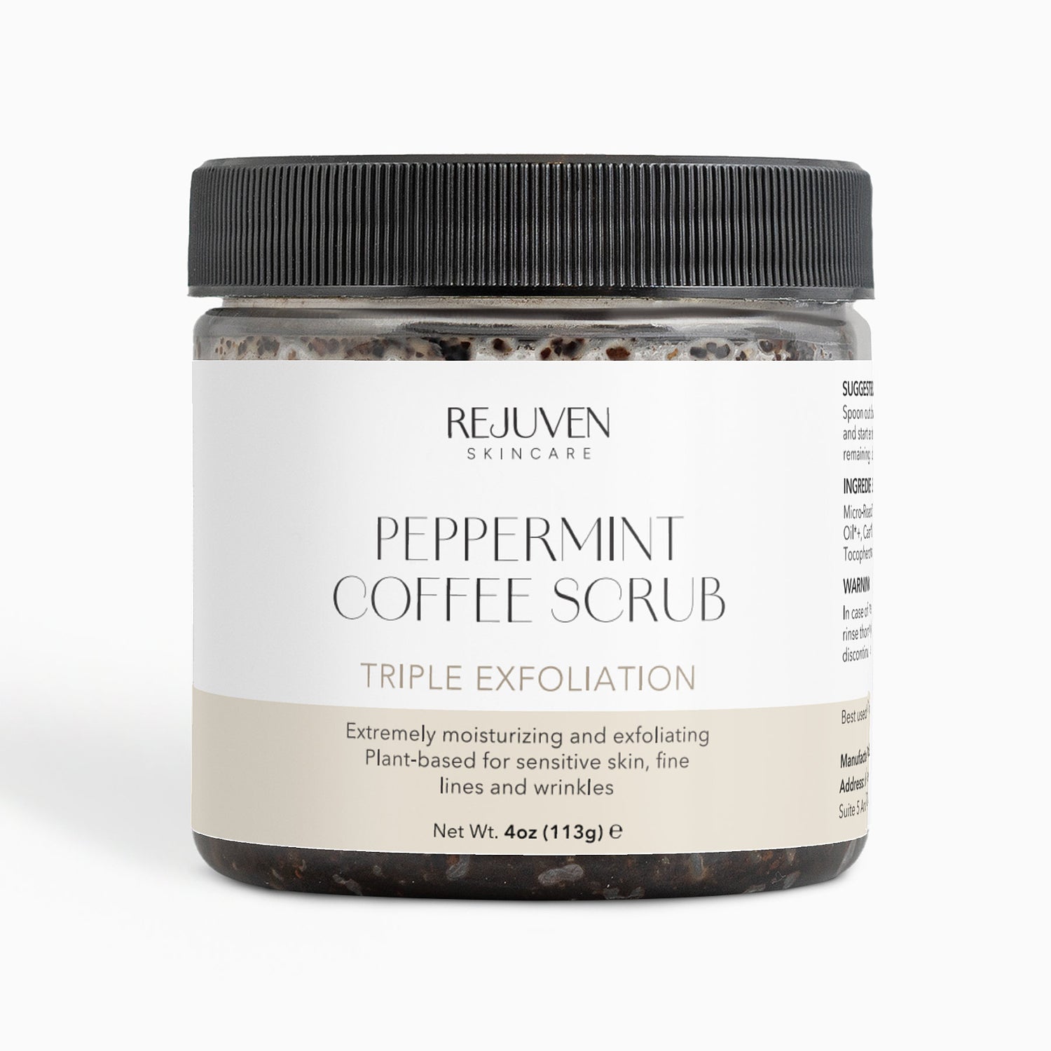 Peppermint Coffee Scrub