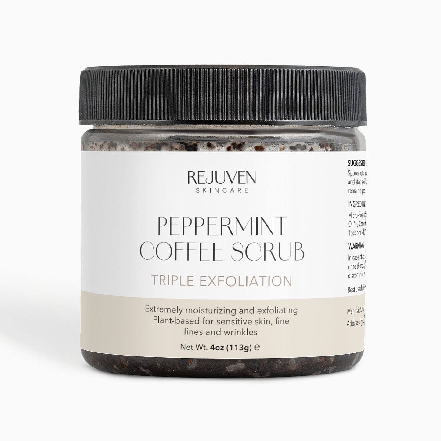 Peppermint Coffee Scrub